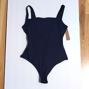 SKIMS FITS EVERYBODY SQUARE NECK BODYSUIT - LIMITED EDITION COLOR NAVY*